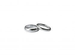 Wedding Rings - Platinum File hammered with engraving