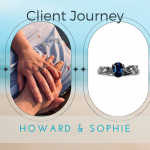 Custom Engagement Ring - Client Journey Engagement Ring
