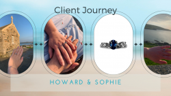 Custom Engagement Ring - Client Journey Engagement Ring
